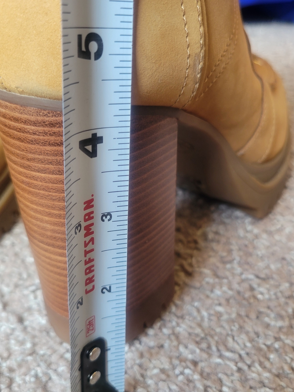 Michael Kors Tan Lace-Up Block Heel Boots with Crystal Collar - Picture 13 of 15